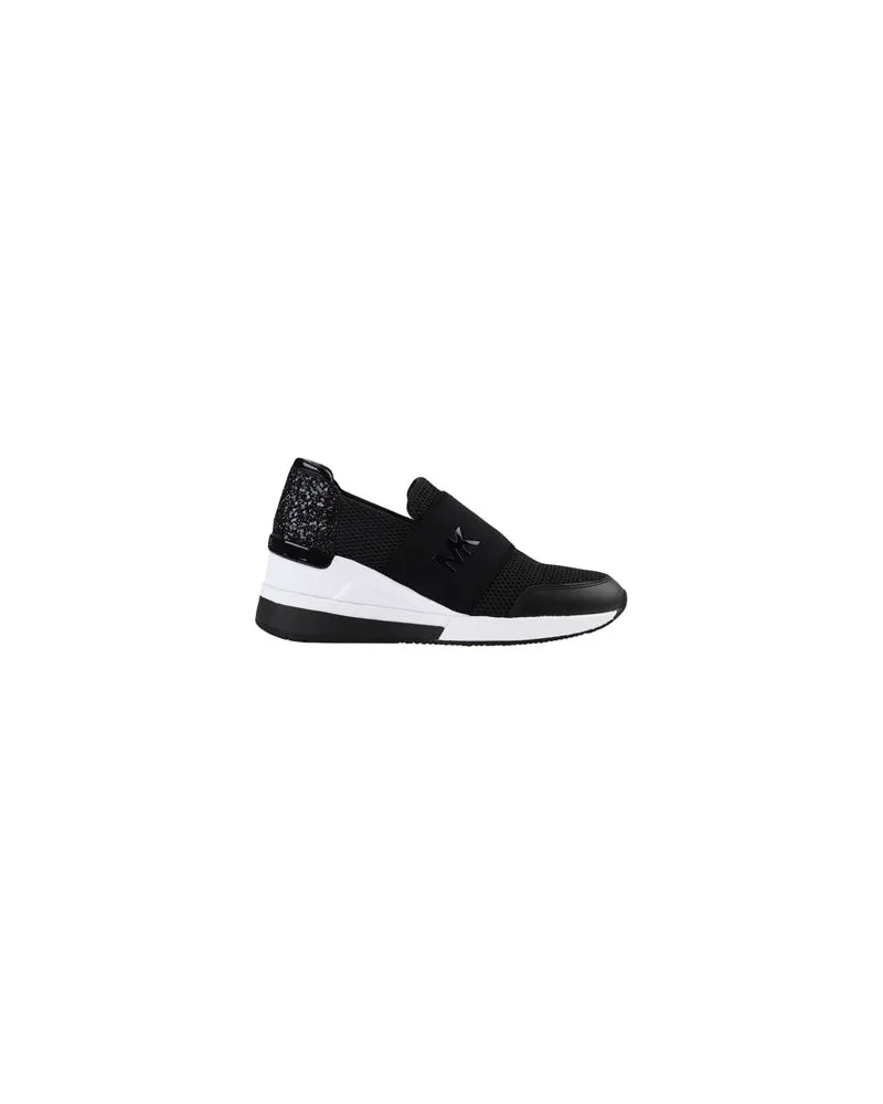 Michael Kors FELIX TRAINER  - SCHUHE - Sneakersauf YOOX.COM Schwarz