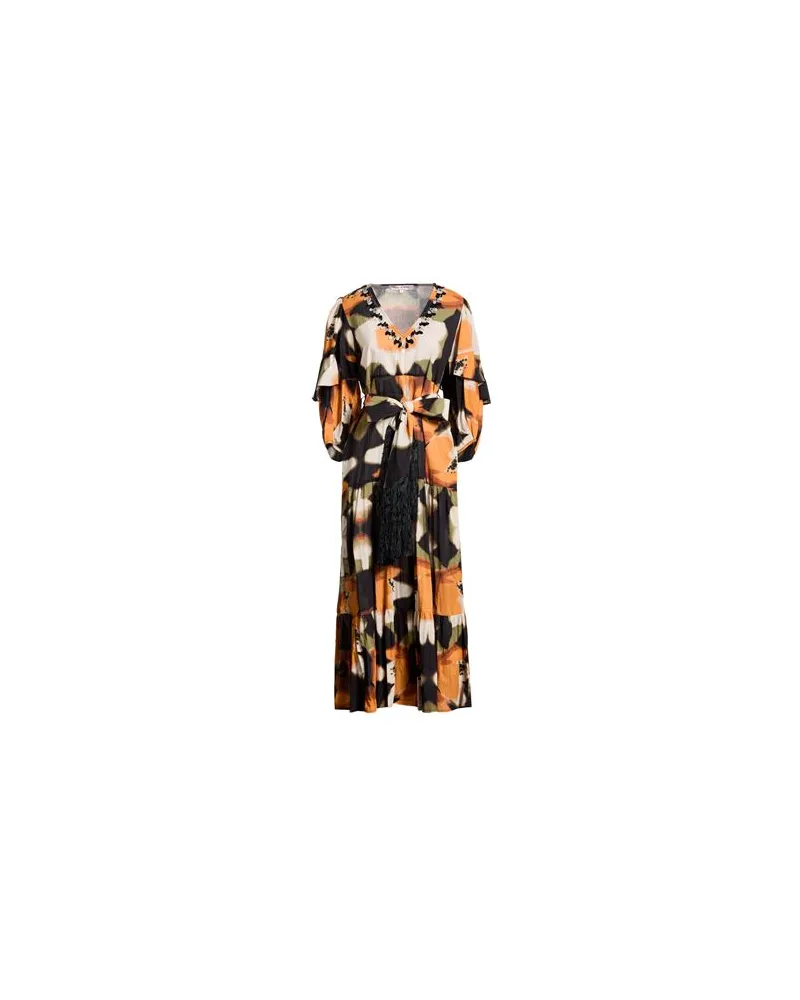 Connor & Blake KLEIDER - Maxi-Kleiderauf YOOX.COM Mandarine