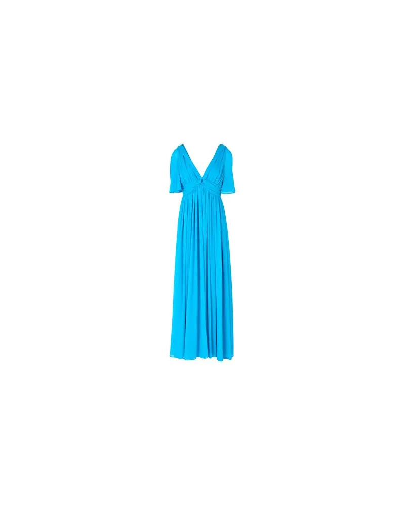 MARELLA KLEIDER - Maxi-Kleiderauf YOOX.COM Azurblau