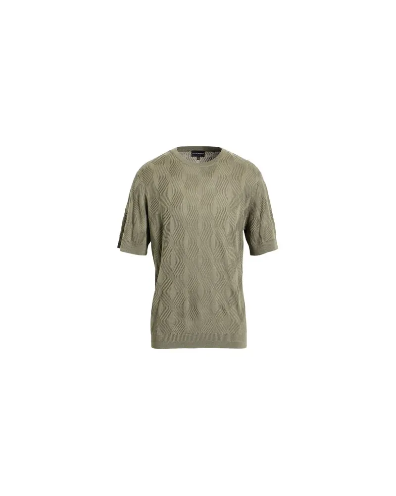 Emporio Armani STRICKWAREN - Pulloverauf YOOX.COM Militärgrün