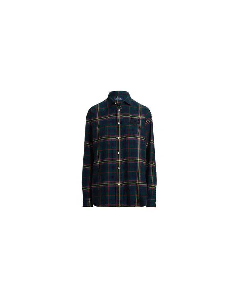 Ralph Lauren PLAID SHIRT  - TOPS - Hemdenauf YOOX.COM Dunkelgrün