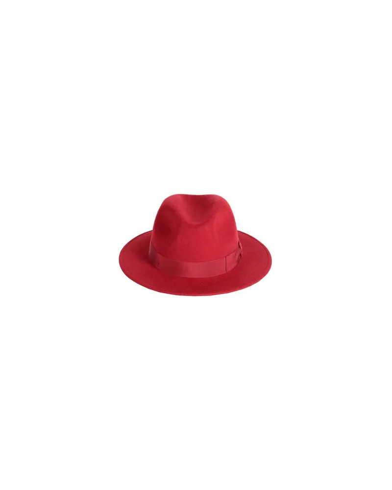 Borsalino ACCESSOIRES - Mützen & Hüteauf YOOX.COM Rot