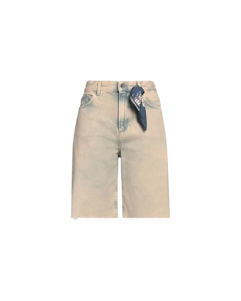 Liu Jo HOSEN & RÖCKE - Jeansshortsauf YOOX.COM Beige