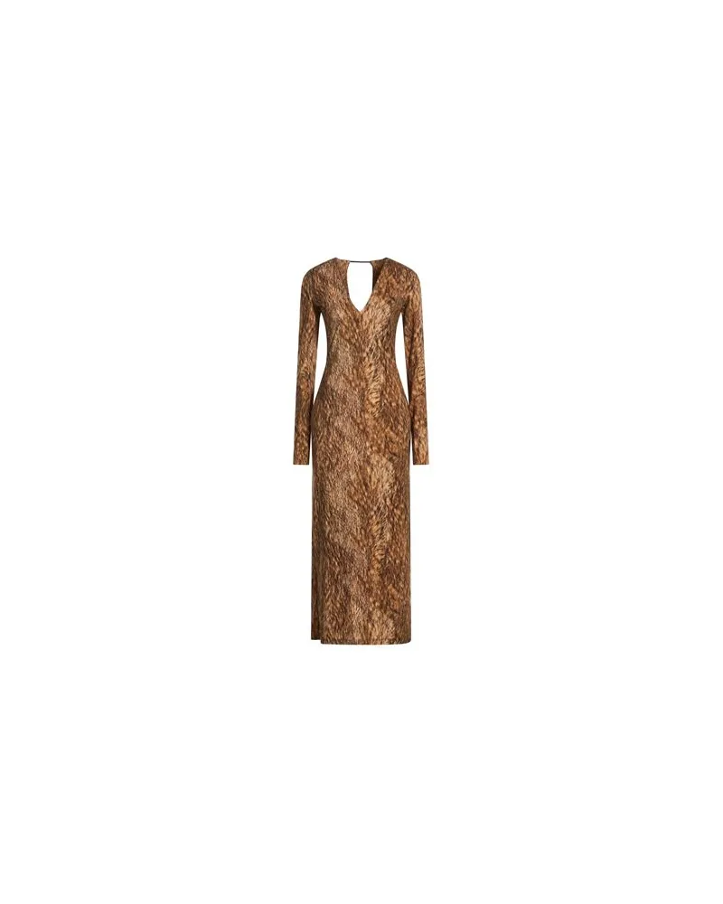 Maison Margiela KLEIDER - Maxi-Kleiderauf YOOX.COM Braun