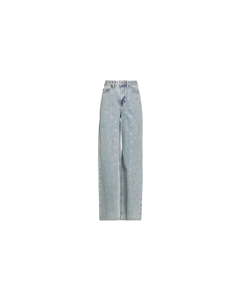 Self-Portrait HOSEN & RÖCKE - Jeanshosenauf YOOX.COM Blau