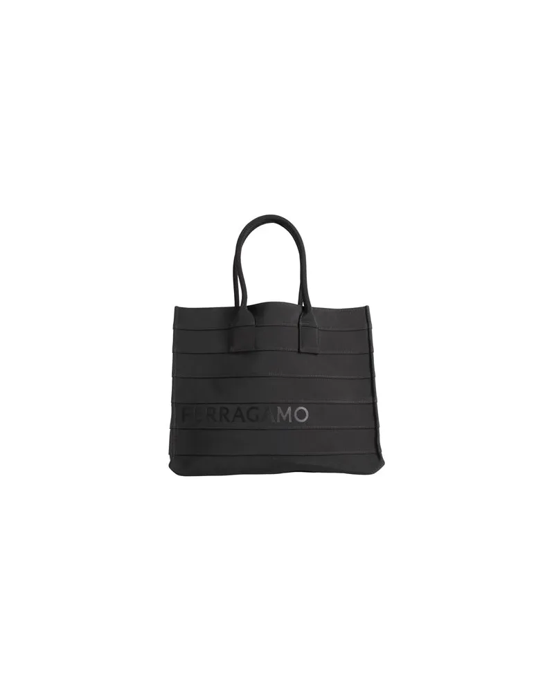 Ferragamo TOTE BEACH  - TASCHEN - Handtaschenauf YOOX.COM Schwarz