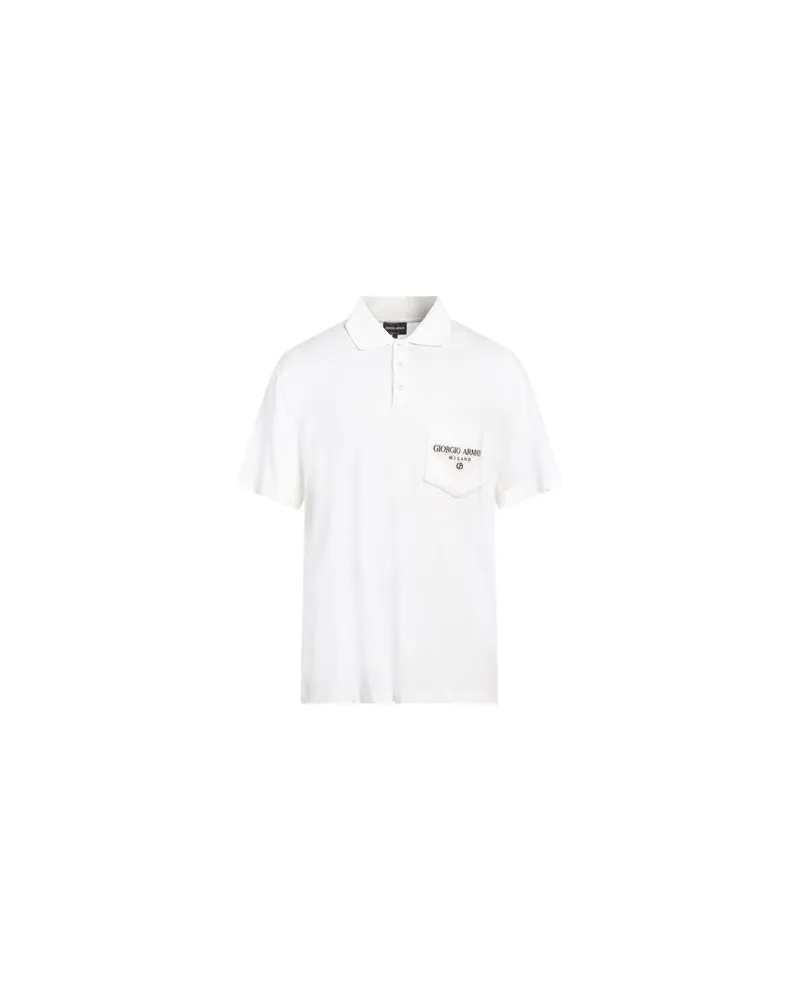 Giorgio Armani TOPS - Poloshirtsauf YOOX.COM Elfenbein