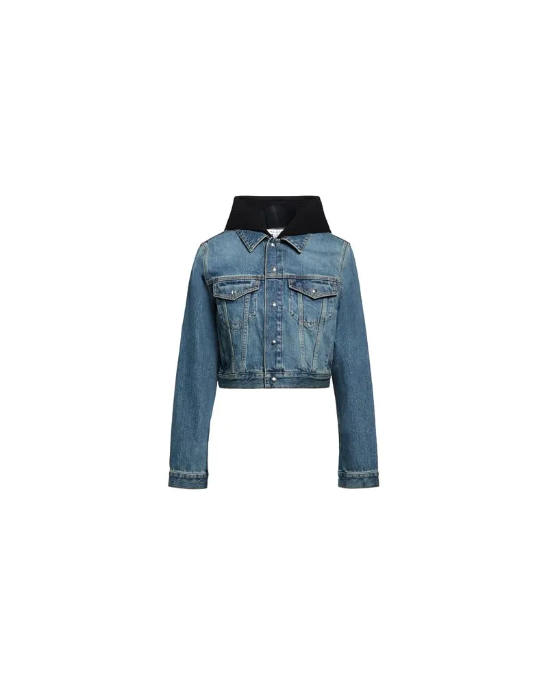 Alaïa JACKEN & MÄNTEL - Jeansjacken/Mäntelauf YOOX.COM Blau