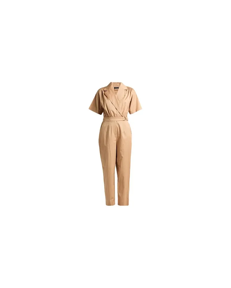 Luisa Spagnoli OVERALLS - Jumpsuitsauf YOOX.COM Sand