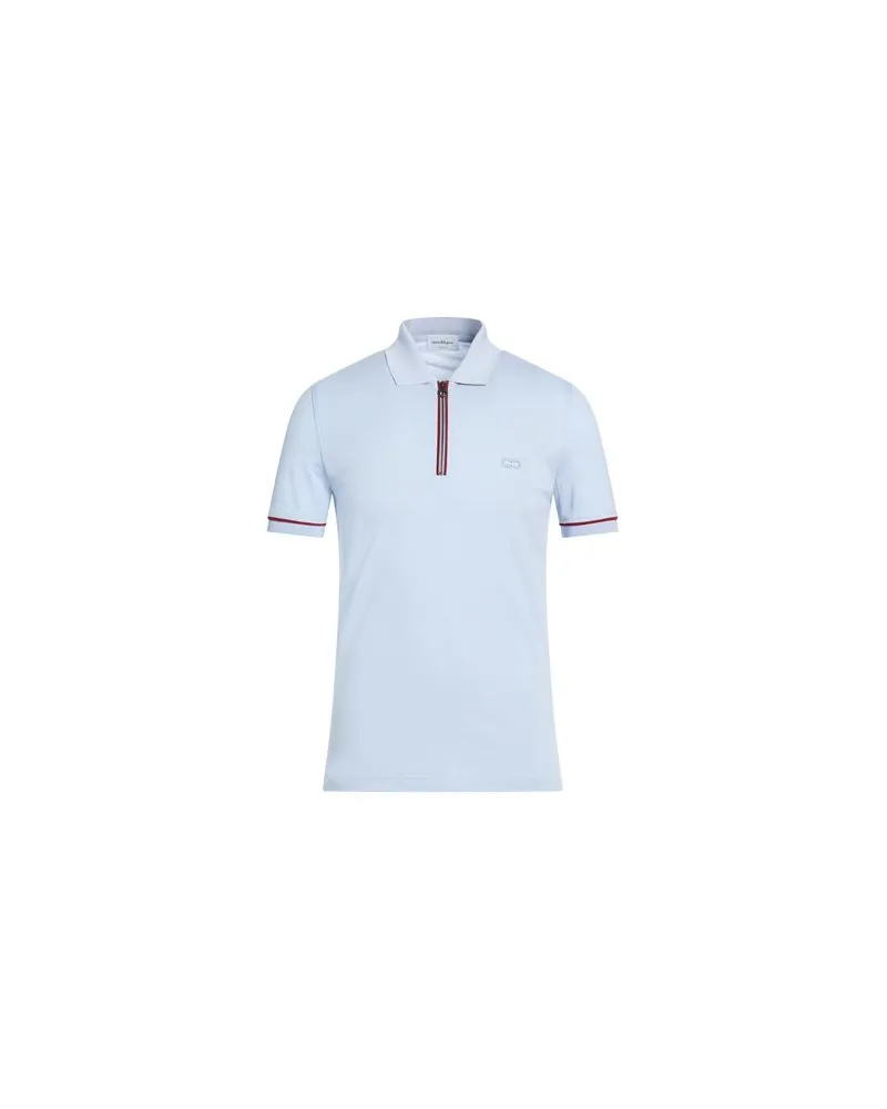 Ferragamo TOPS - Poloshirtsauf YOOX.COM Hellblau