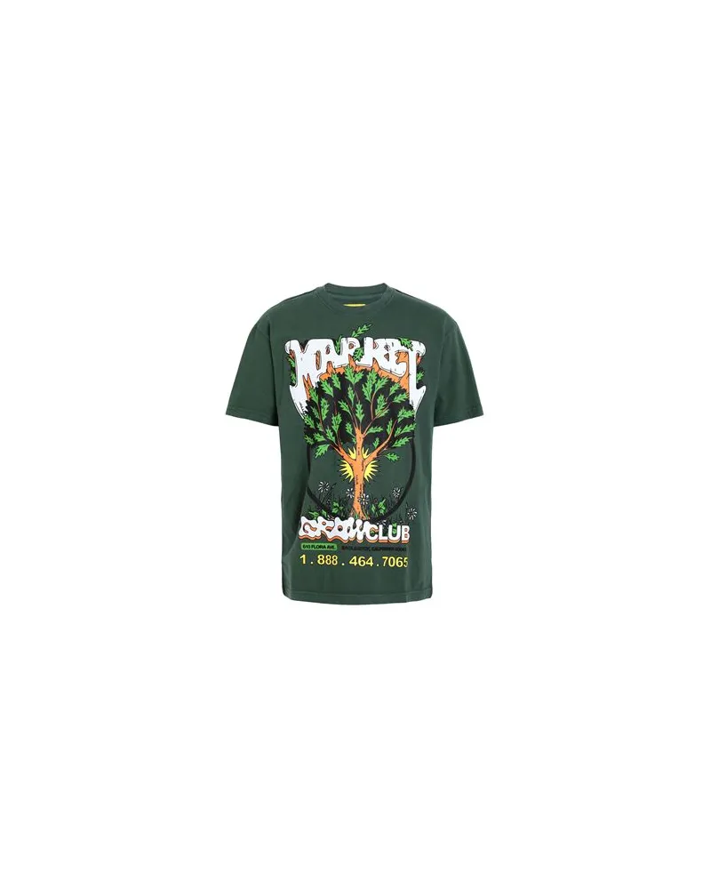 Market GROWCLUB TEE  - TOPS - T-shirtsauf YOOX.COM Dunkelgrün