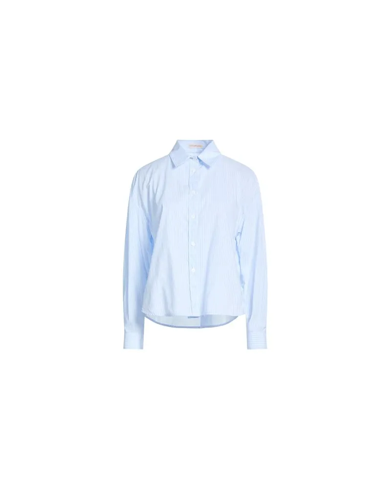 Camicettasnob TOPS - Hemdenauf YOOX.COM Himmelblau