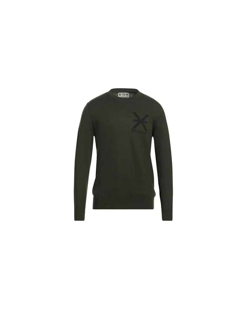 Richmond STRICKWAREN - Pulloverauf YOOX.COM Dunkelgrün