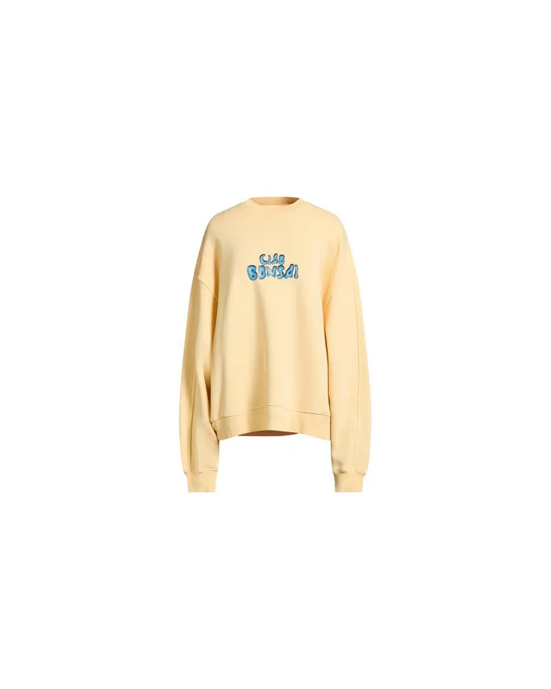 BONSAI TOPS - Sweatshirtsauf YOOX.COM Pastellgelb