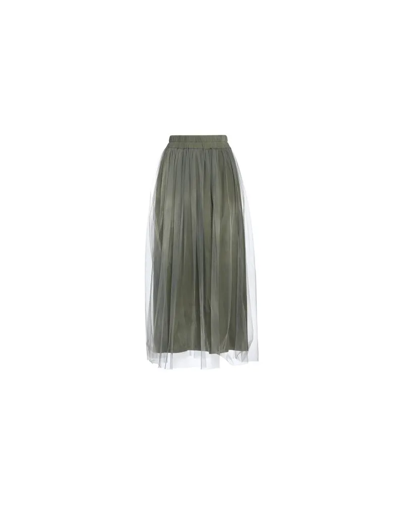 Gentryportofino HOSEN & RÖCKE - Maxi-Röckeauf YOOX.COM Militärgrün