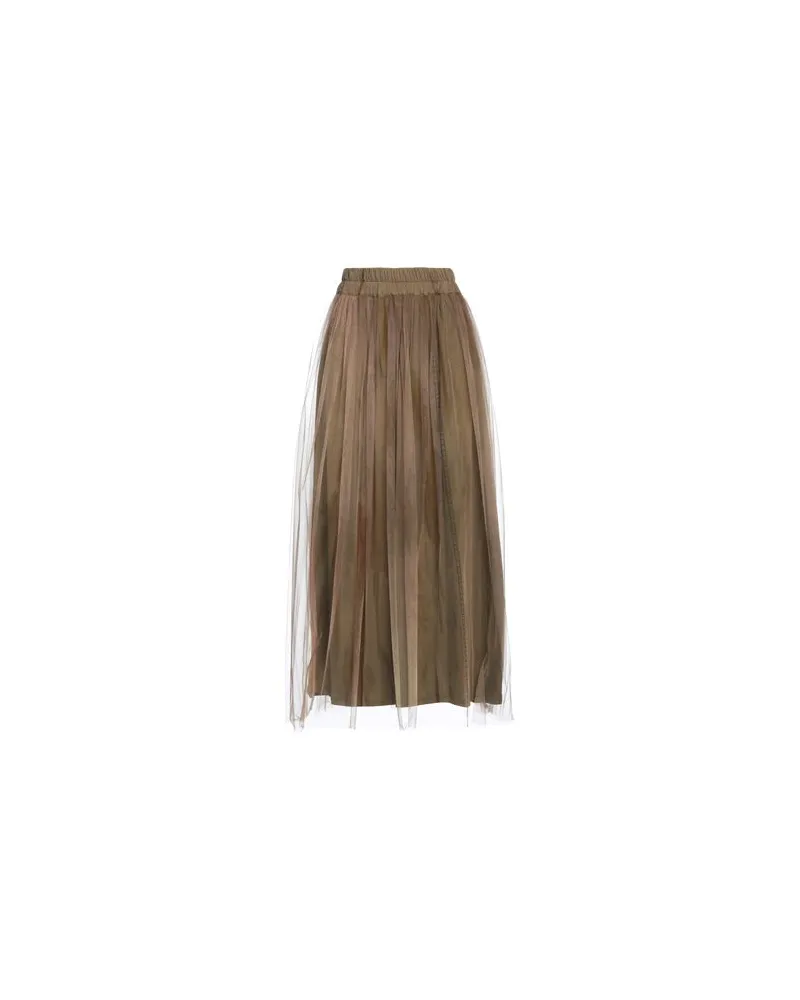 Gentryportofino HOSEN & RÖCKE - Maxi-Röckeauf YOOX.COM Khaki