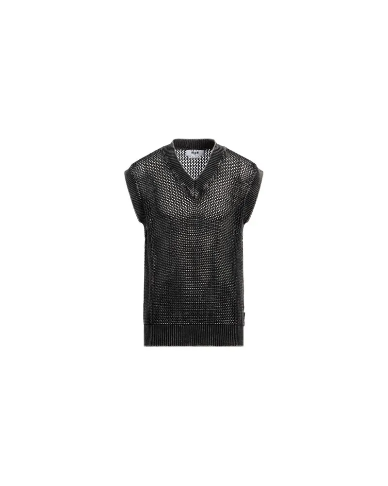 MSGM STRICKWAREN - Pulloverauf YOOX.COM Schwarz