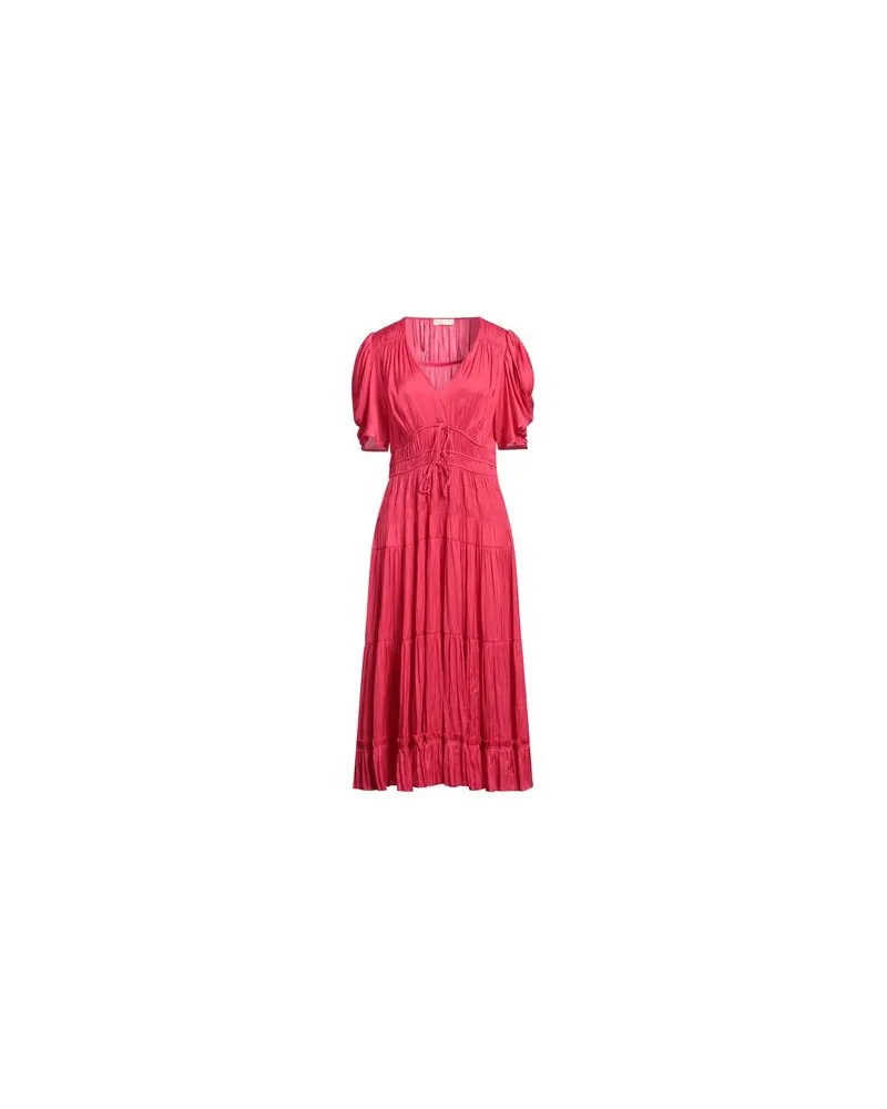 Ulla Johnson KLEIDER - Midi-Kleiderauf YOOX.COM Koralle