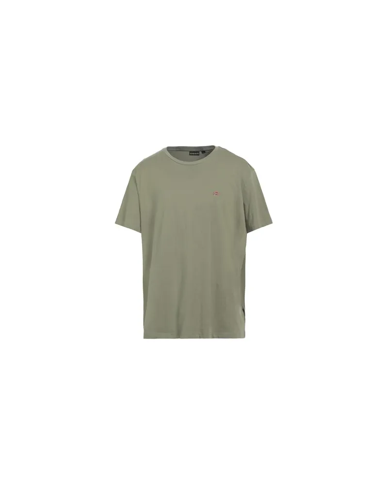 Napapijri TOPS - T-shirtsauf YOOX.COM Militärgrün