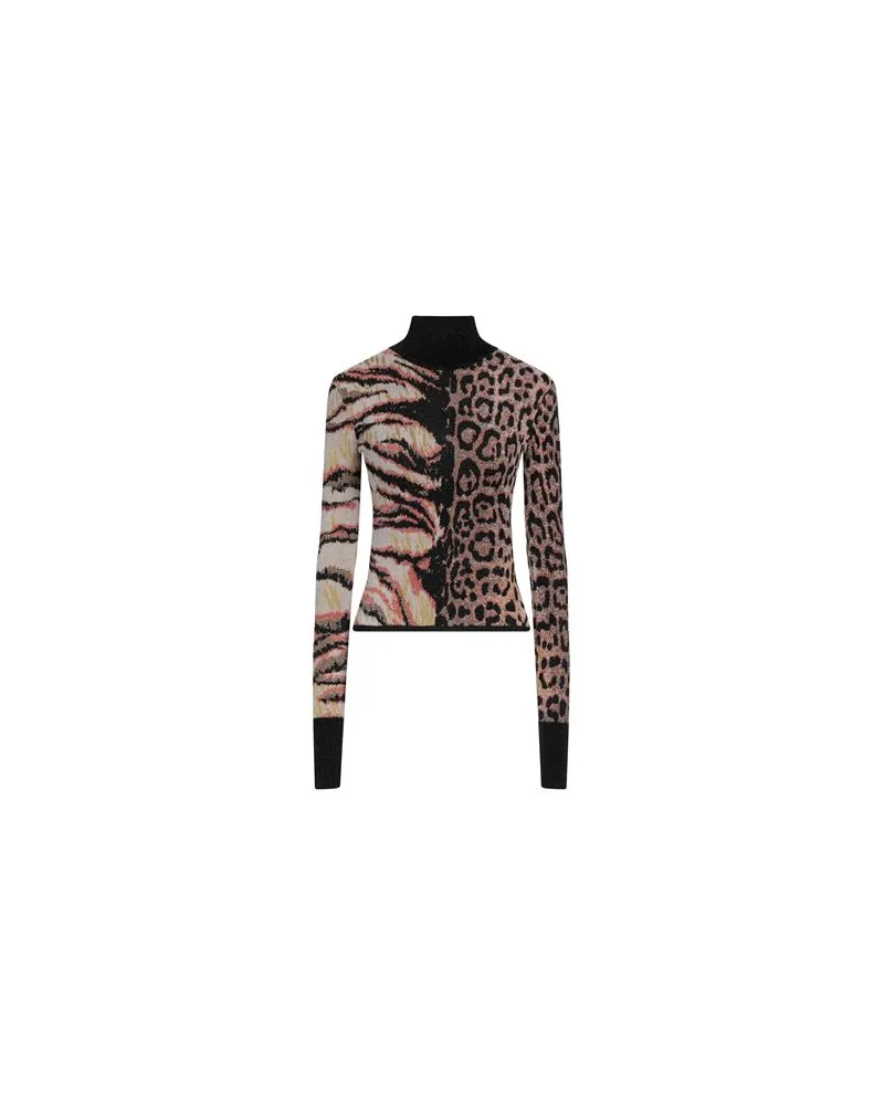 Roberto Cavalli STRICKWAREN - Rollkragenpulloverauf YOOX.COM Schwarz