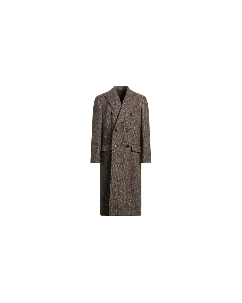 Dolce & Gabbana JACKEN & MÄNTEL - Mäntelauf YOOX.COM Dunkelbraun