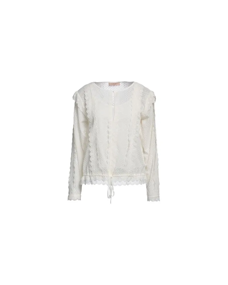 Twin-Set TOPS - Topsauf YOOX.COM Elfenbein