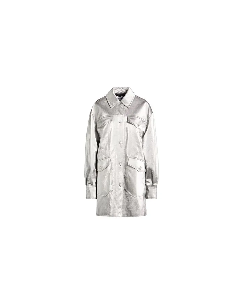 Moschino JACKEN & MÄNTEL - Mäntelauf YOOX.COM Silber