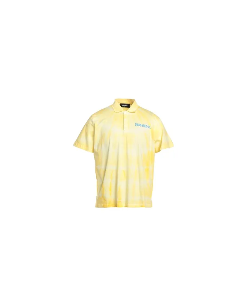 Dsquared2 TOPS - Poloshirtsauf YOOX.COM Gelb