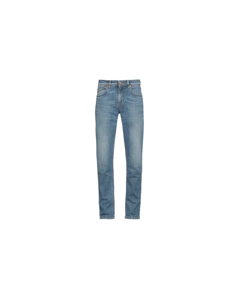 Re-HasH HOSEN & RÖCKE - Jeanshosenauf YOOX.COM Blau