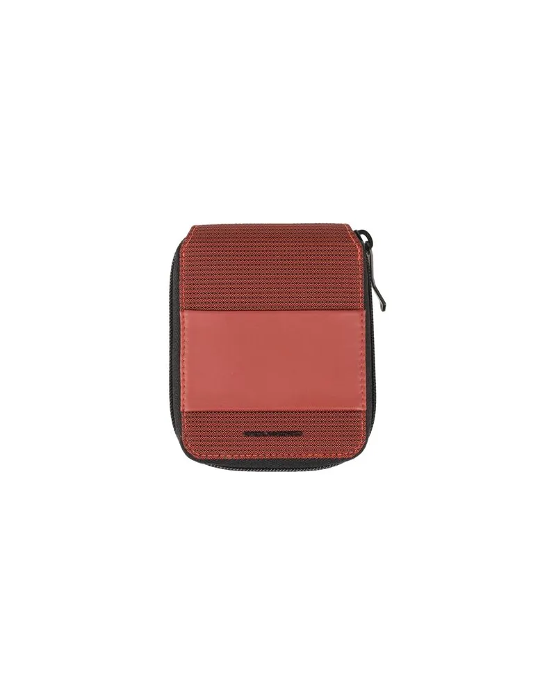 Piquadro Kleinlederwaren - Brieftaschenauf YOOX.COM Rostrot