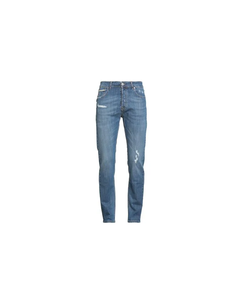 PMDS PREMIUM MOOD DENIM SUPERIOR HOSEN & RÖCKE - Jeanshosenauf YOOX.COM Blau