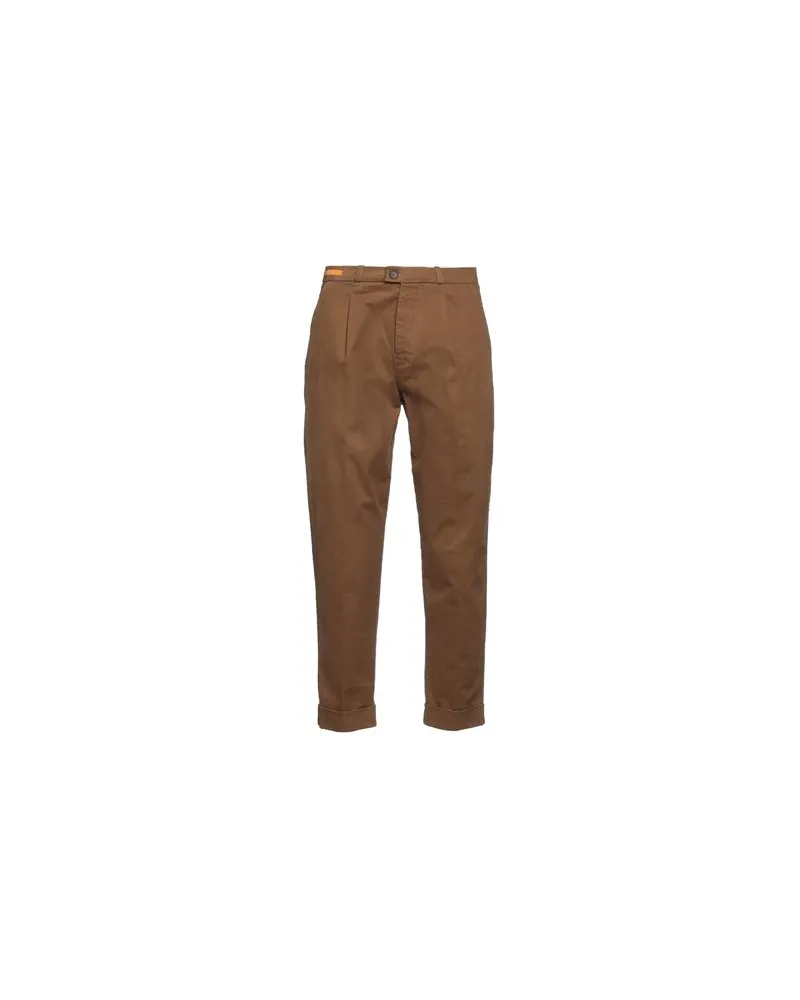 Re-HasH HOSEN & RÖCKE - Hosenauf YOOX.COM Braun