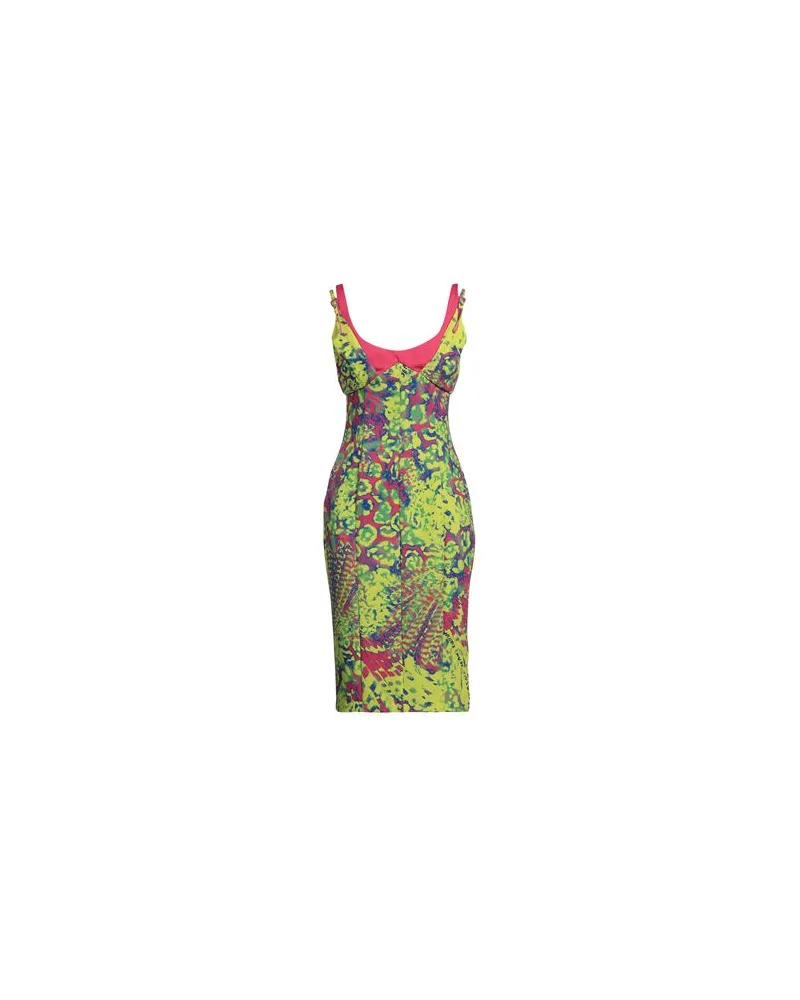 Versace Jeans KLEIDER - Midi-Kleiderauf YOOX.COM Limettengrün