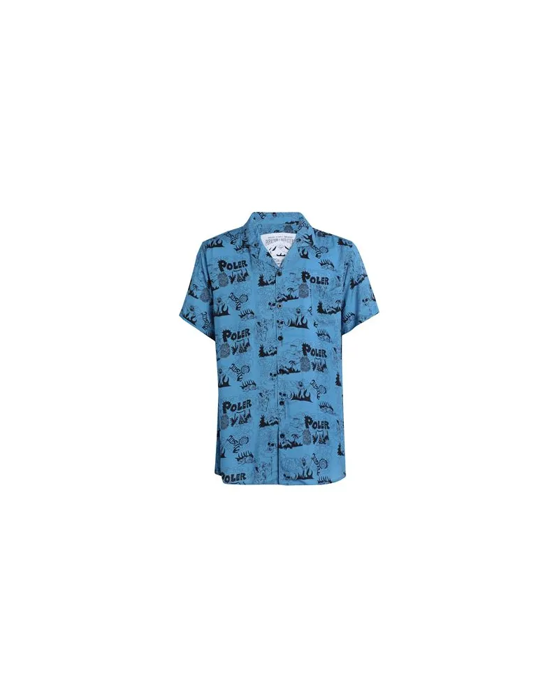 Poler Aloha Hemd  - TOPS - Hemdenauf YOOX.COM Hellblau