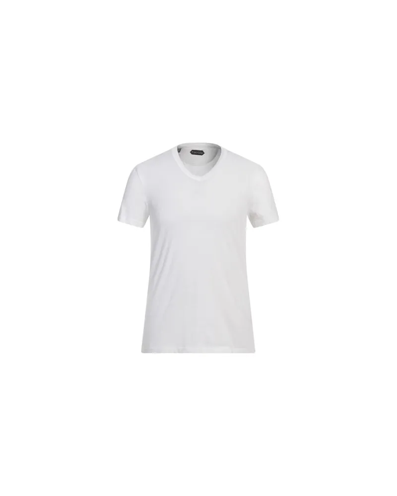 Tom Ford TOPS - T-shirtsauf YOOX.COM Weiß