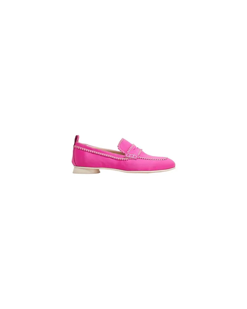 8 by Yoox SATIN SQUARE-TOE LOAFER  - SCHUHE - Mokassinsauf YOOX.COM Magenta