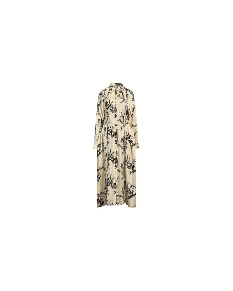 Nanushka KLEIDER - Maxi-Kleiderauf YOOX.COM Beige