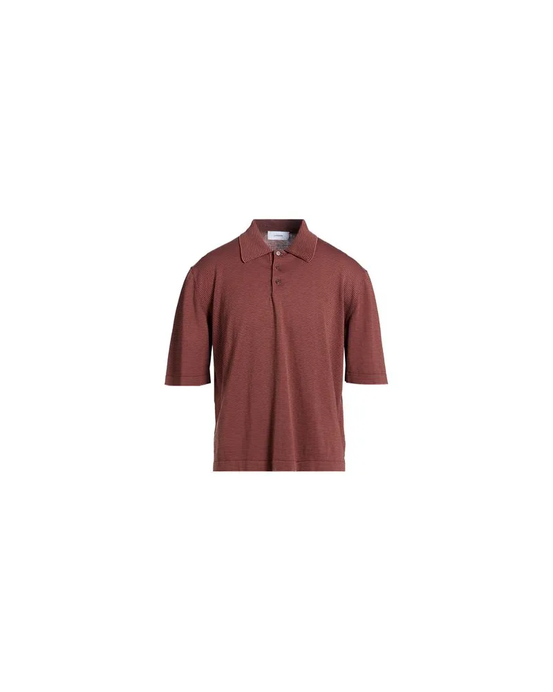 LARDINI TOPS - Poloshirtsauf YOOX.COM Ziegelrot