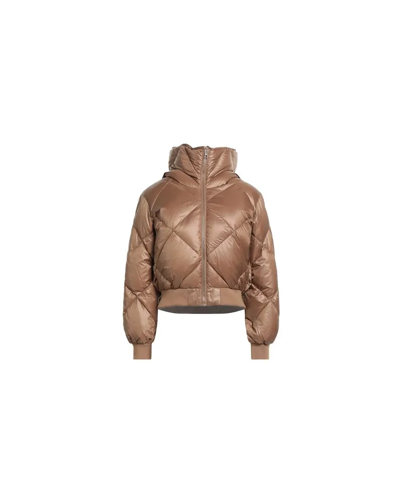 Liu Jo BETTER - JACKEN & MÄNTEL - Pufferjacken & Daunenjackenauf YOOX.COM Hellbraun