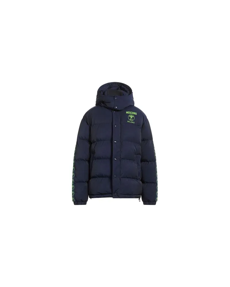 Moschino JACKEN & MÄNTEL - Pufferjacken & Daunenjackenauf YOOX.COM Marineblau