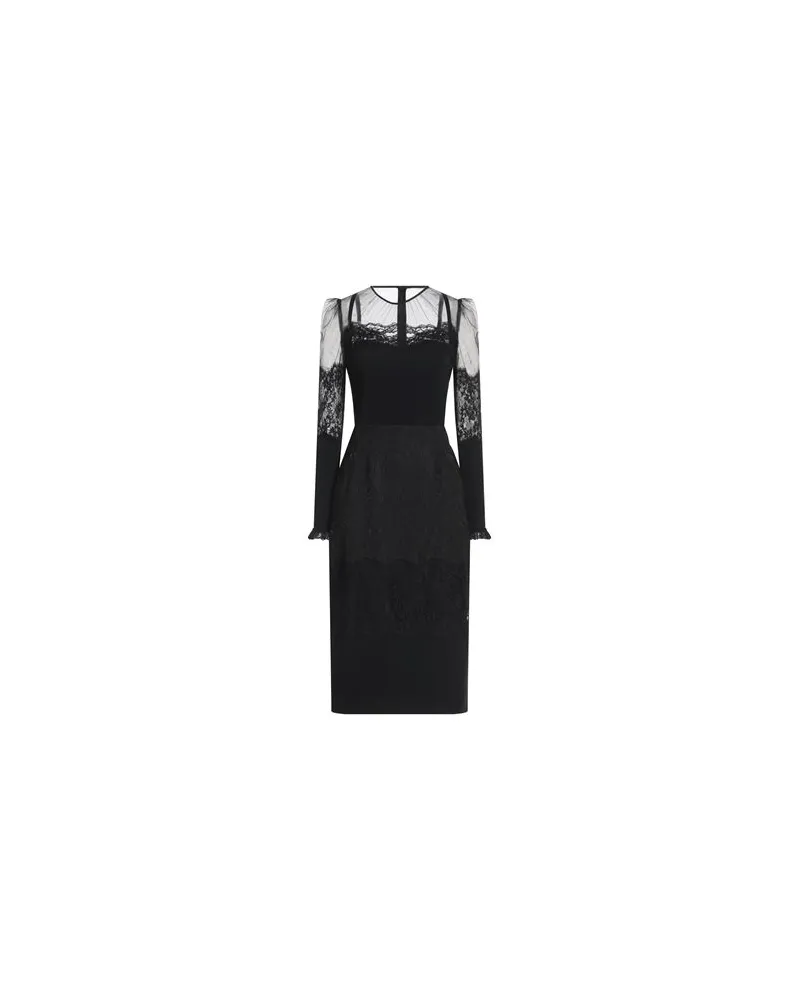 Dolce & Gabbana KLEIDER - Midi-Kleiderauf YOOX.COM Schwarz