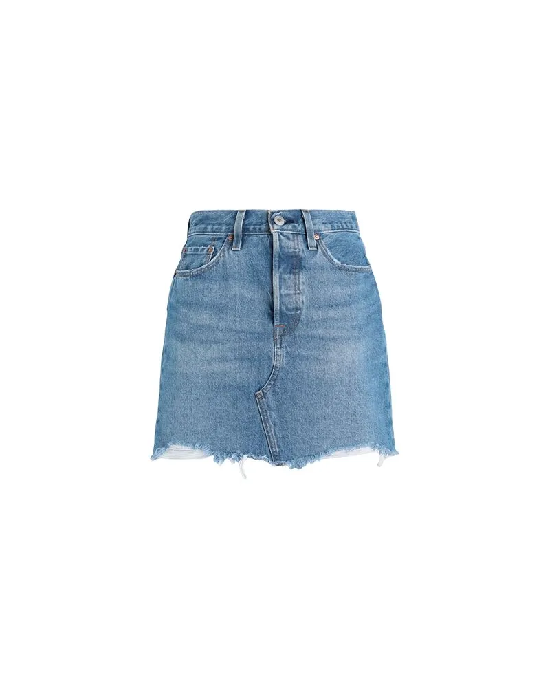 Levi's HR DECON ICNIC BFLY SKRT  - HOSEN & RÖCKE - Jeansröckeauf YOOX.COM Blau