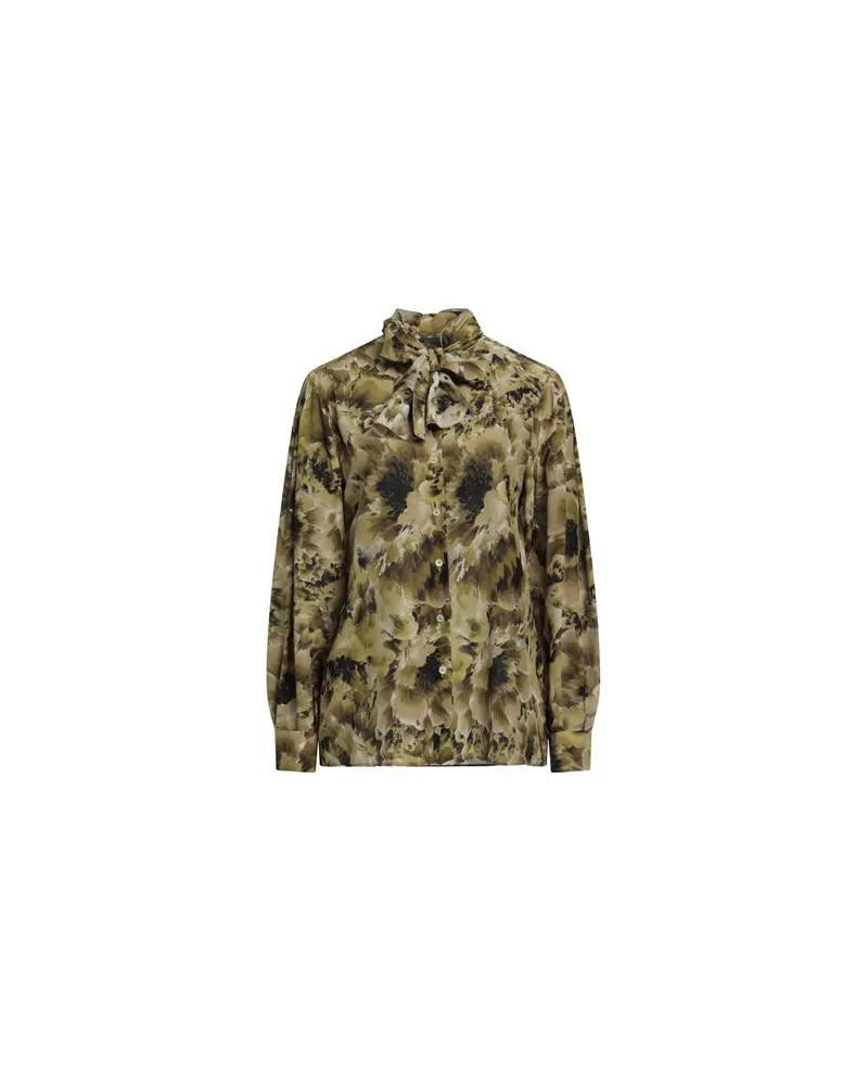 Alberta Ferretti TOPS - Hemdenauf YOOX.COM Militärgrün