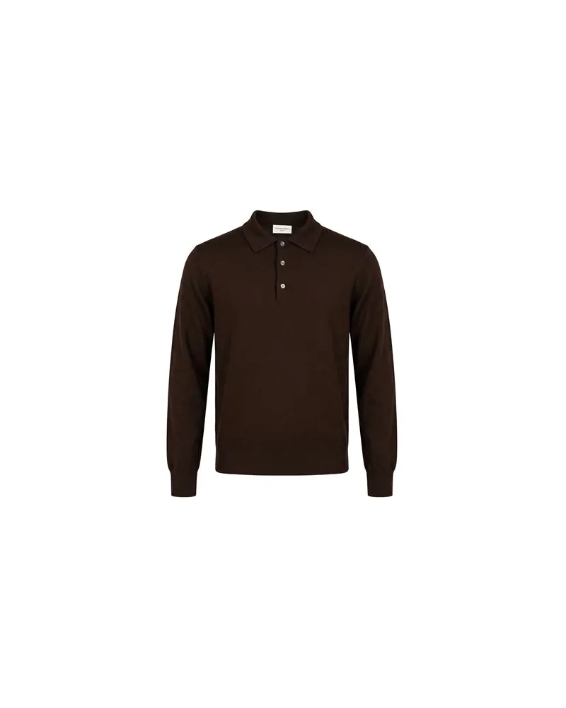 Officine Generale STRICKWAREN - Pulloverauf YOOX.COM Schokobraun