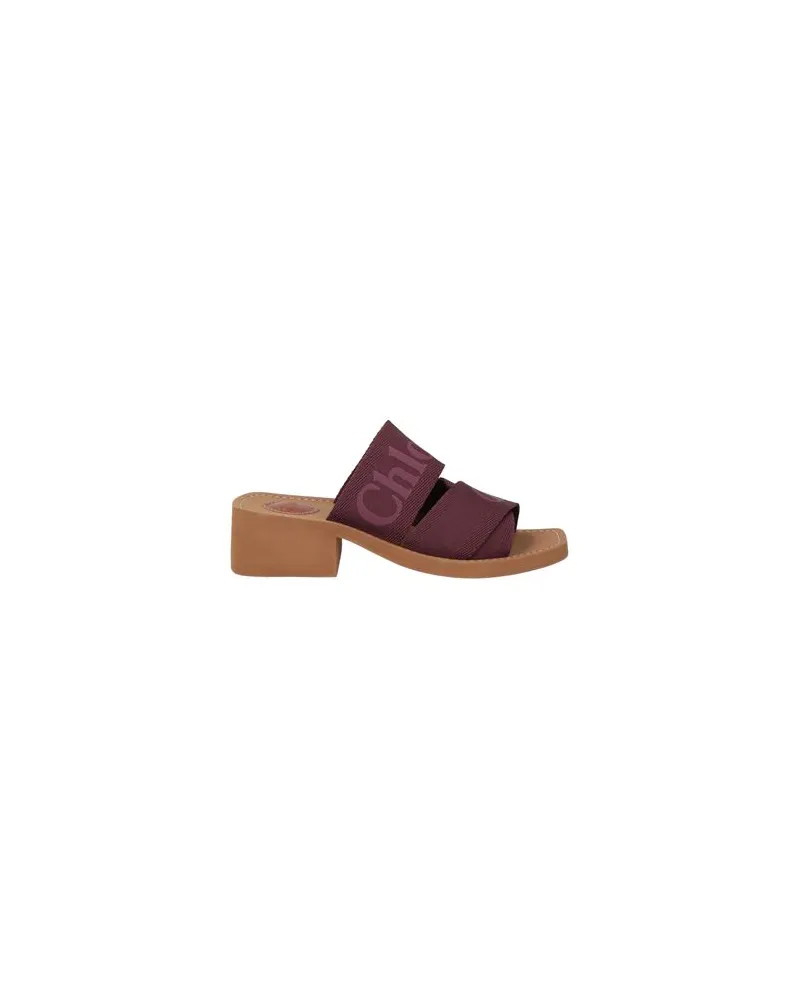 Chloé SCHUHE - Sandalenauf YOOX.COM Pflaume