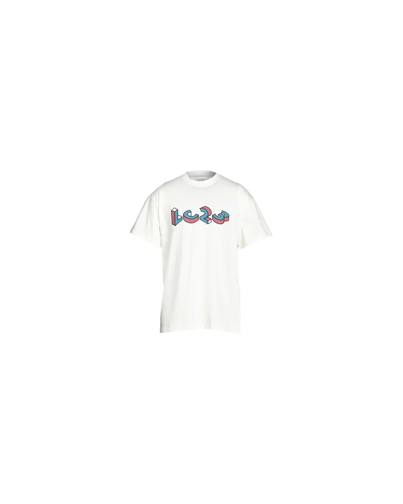 LC23 3D BLUE FUCSIA LOGO T-SHIRT  - TOPS - T-shirtsauf YOOX.COM Weiß