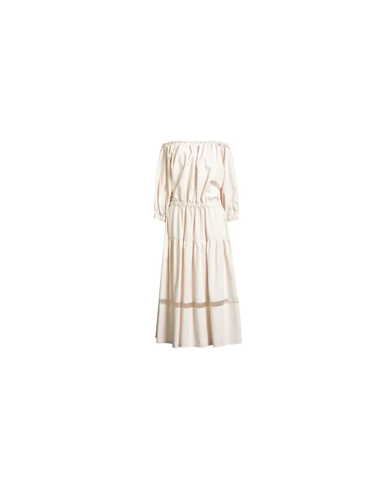 Max Mara KLEIDER - Maxi-Kleiderauf YOOX.COM Cremeweiß