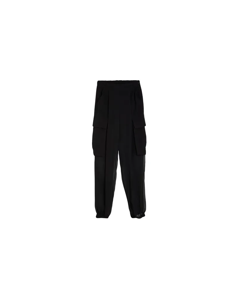 Ermanno Scervino HOSEN & RÖCKE - Hosenauf YOOX.COM Schwarz