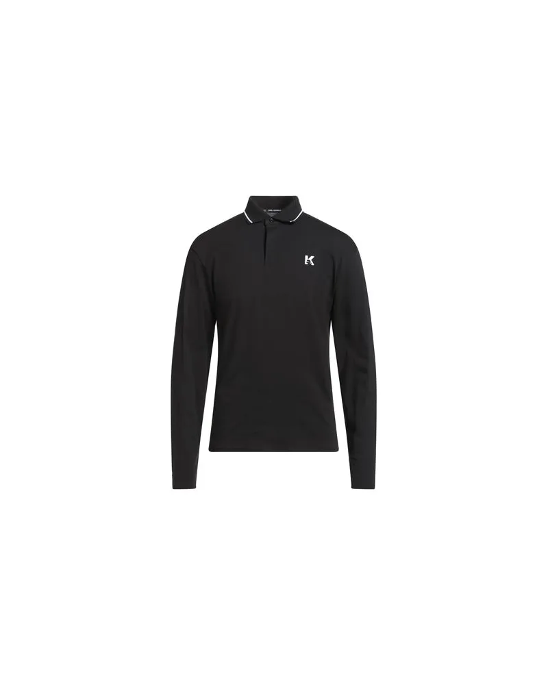 Karl Lagerfeld TOPS - Poloshirtsauf YOOX.COM Schwarz