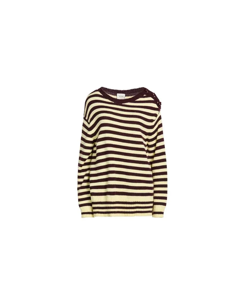 ALYSI CREMÈ  - STRICKWAREN - Pulloverauf YOOX.COM Schokobraun